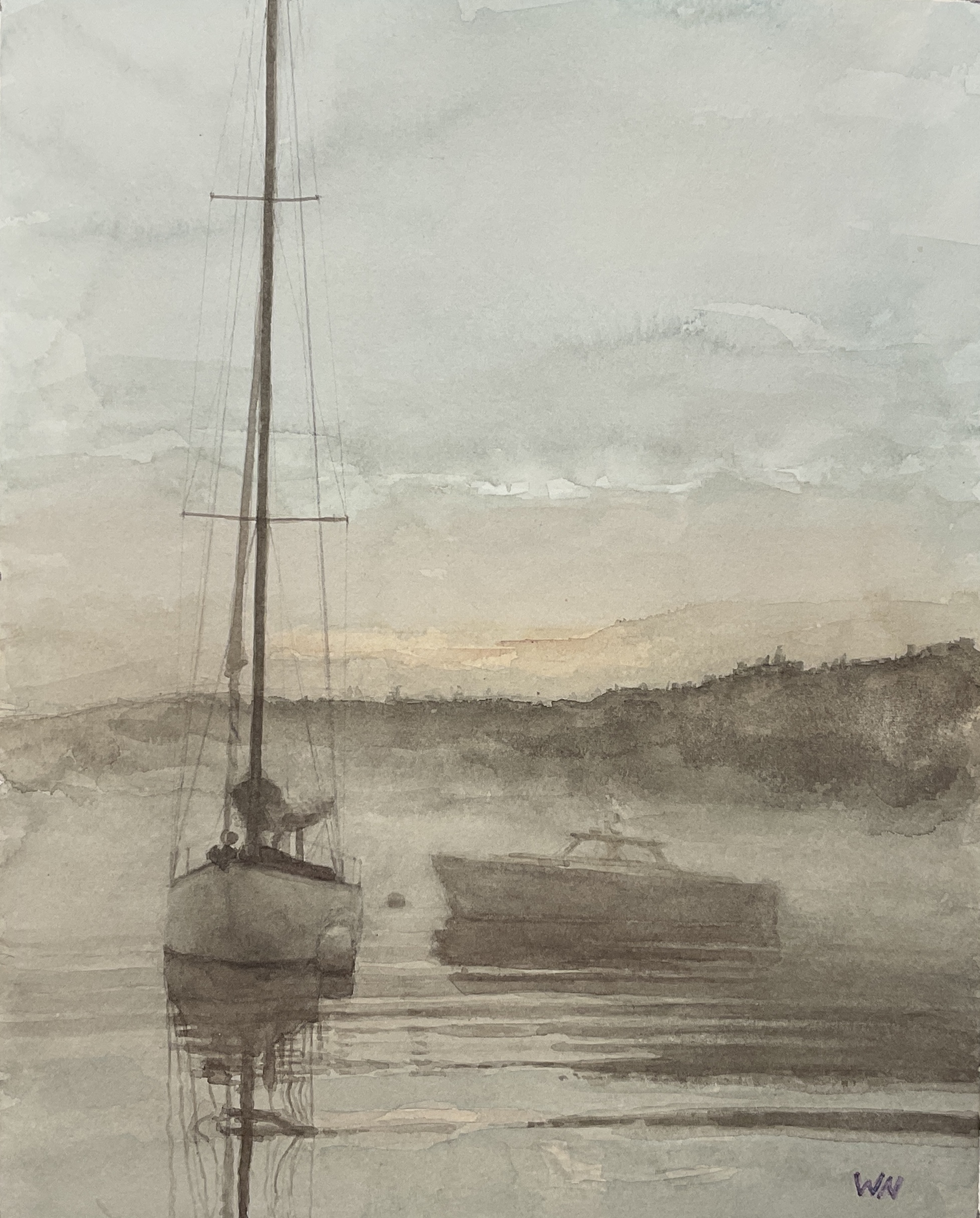 水彩画(宝島‹美国黄金岬›)№133 水彩画(宝島‹美国黄金岬›)№133 水彩画